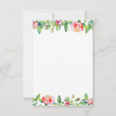 ZOMERROZE ROZEN KAART (Achterkant)