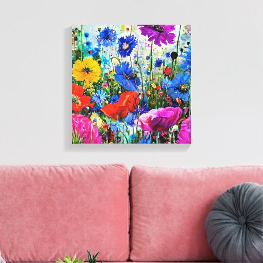 zomerrust canvas afdruk (Insitu (Woonkamer))