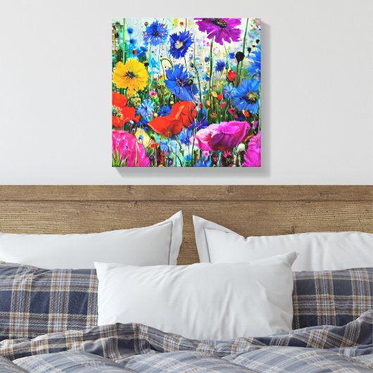 zomerrust canvas afdruk (Insitu (Slaapkamer))