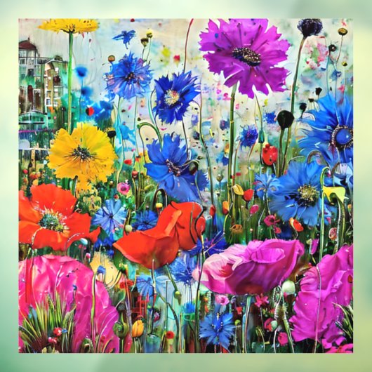 zomerrust raamsticker (Vel 3)