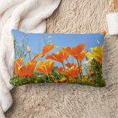 Zomers gevoel van wilde oranje bloemen. kussen (Deken)