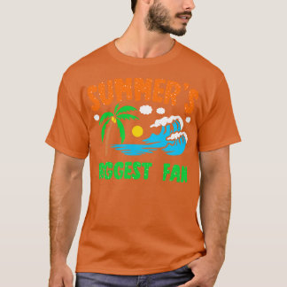 Zomers grootste fan t-shirt