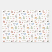 Zomers in New England Kustfamilie vakantie Inpakpapier Vel (Voorkant 3)