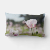 Zomers veld met  lila bloemen in bloei. kussen (Achterkant)