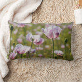 Zomers veld met  lila bloemen in bloei. kussen (Deken)
