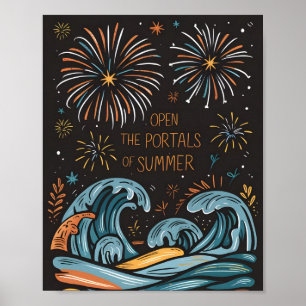 Zomers vonkje poster