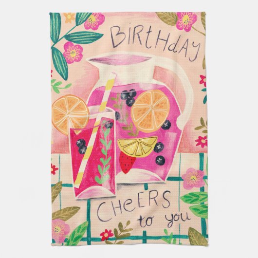 Zomersangria Theedoek (Verticaal)