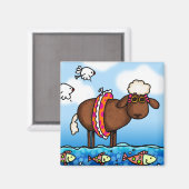 zomerschaapskooi magneet (Voorkant / Achterkant)