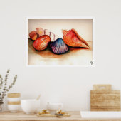 zomerschalen poster (Keuken)