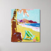 Zomerschilderij - Ingewikkeld Canvas Art Print (Voorkant)