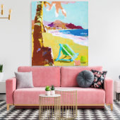 Zomerschilderij - Ingewikkeld Canvas Art Print (Insitu (Woonkamer))