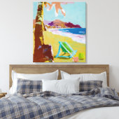Zomerschilderij - Ingewikkeld Canvas Art Print (Insitu (Slaapkamer))