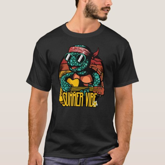 zomerschildpad t-shirt (Voorkant)
