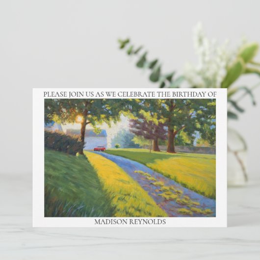 Zomerse Boerderij Scene In Helder Zonlicht Verjaar (Staand voorkant)