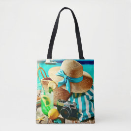 zomerse canvas tas