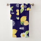 Zomerse citroenen bad handdoek (Insitu)