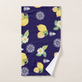 Zomerse citroenen bad handdoek (Handdoek)
