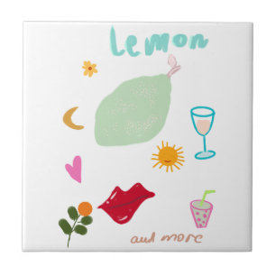 zomerse decoratieve tegels tegeltje