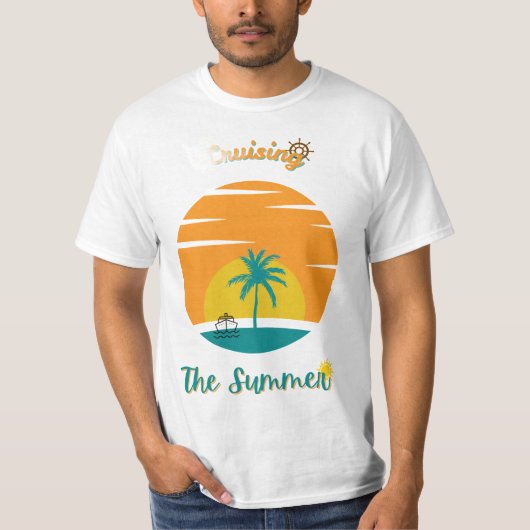 Zomerse design t-shirt (Voorkant)