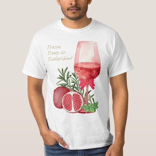 ZOMERSE DRINKEN T-SHIRT (Voorkant)