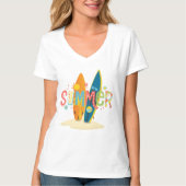 Zomerse gemoedstoestand Schattige T-shirt (Voorkant)