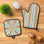 Zomerse illusie ovenwant & pannenlap set (Top down)