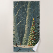 Zomerse Kerstmis Sparrenboom