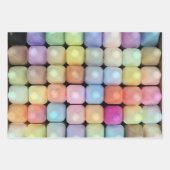 Zomerse kleuren van pastel krijt stokken inpakpapier vel (Voorkant 2)