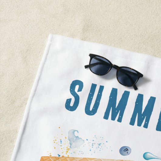 ZOMERSE KLEURRIJKE IJSKEGELS STRANDLAKEN (In situ)