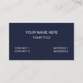 Zomerse kleurrijke strepen visitekaartje (Achterkant)