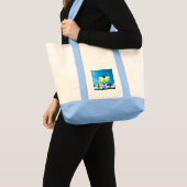 Zomerse luiertas tote bag (Voorkant (product))