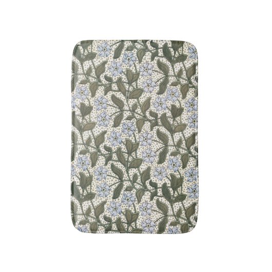 Zomerse maagdenpalmbloem  Elegant Bloemen Badmat (Voorkant Verticaal)