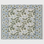 Zomerse maagdenpalmbloem  Elegant Bloemen Cadeaupapier (Vlak)