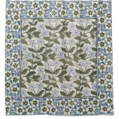 Zomerse maagdenpalmbloem  Elegant Bloemen Douchegordijn (Voorkant)