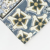 Zomerse maagdenpalmbloem  Elegant Bloemen Fleece Deken (Hoek)