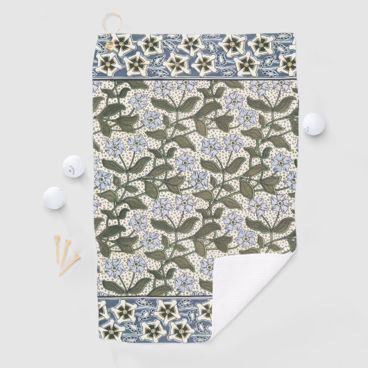 Zomerse maagdenpalmbloem  Elegant Bloemen Golfhanddoek (Insitu)