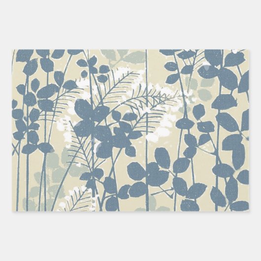 Zomerse maagdenpalmbloem  Elegant Bloemen Inpakpapier Vel (Voorkant 2)