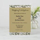 Zomerse maagdenpalmbloem  Elegant Bloemen Kaart (Staand voorkant)