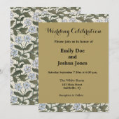 Zomerse maagdenpalmbloem Elegant Bloemen Kaart (Voorkant / Achterkant)