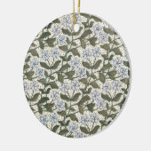 Zomerse maagdenpalmbloem Elegant Bloemen Keramisch Ornament (Links)