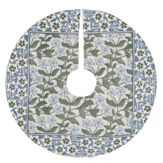 Zomerse maagdenpalmbloem  Elegant Bloemen Kerstboom Rok (Voorkant)