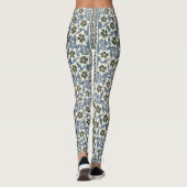 Zomerse maagdenpalmbloem  Elegant Bloemen Leggings (Achterkant)
