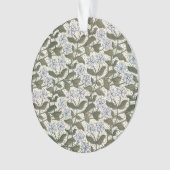 Zomerse maagdenpalmbloem  Elegant Bloemen Ornament (voorkant)