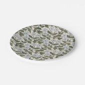 Zomerse maagdenpalmbloem  Elegant Bloemen Papieren Bordje (Gekanteld)