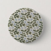 Zomerse maagdenpalmbloem  Elegant Bloemen Ronde Button 5,7 Cm (Voorkant)