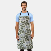 Zomerse maagdenpalmbloem  Elegant Bloemen Schort (Gedragen)