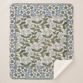 Zomerse maagdenpalmbloem  Elegant Bloemen Sherpa Deken (Voorkant)