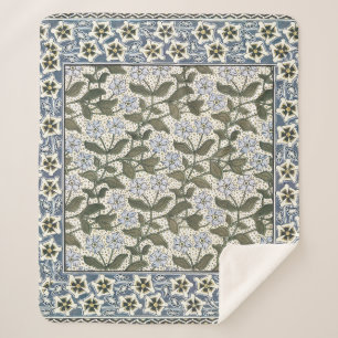 Zomerse maagdenpalmbloem  Elegant Bloemen Sherpa Deken