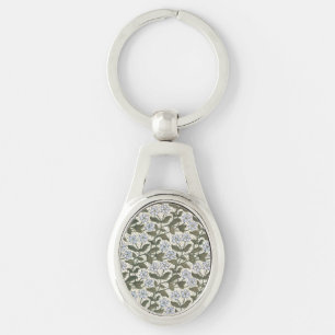 Zomerse maagdenpalmbloem Elegant Bloemen Sleutelhanger