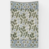 Zomerse maagdenpalmbloem  Elegant Bloemen Spandoek (Verticaal)